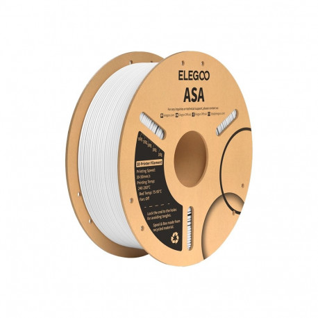 3D Printer Filament - ELEGOO ASA Filament 1 kg White