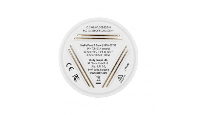 Flood Sensor - Shelly Flood S Gen4 White