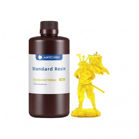3D Printer Resin - ANYCUBIC Standard Resin 1 kg Transparent Yellow