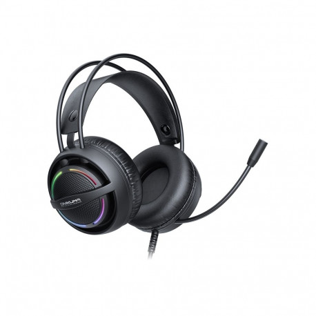 Headphones - ONIKUMA X88 Black, 50 mm Drivers, Noise-Canceling Mic, RGB, USB, 3.5 mm, 2.2 m Cable