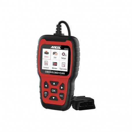 OBD2 Diagnostic Scanner - Ancel AS500/AC105, 320 × 240 TFT, Multilingual