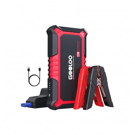 Car Jump Starter - GOOLOO GP2000 37Wh 12 V 400 A 2000 A Peak, 8.0 L Gasoline, 6.0 L Diesel
