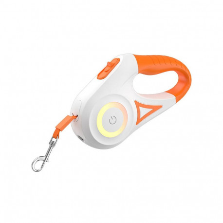 Pet Leash - Rojeco RQYS-04 5 m LED Orange and White