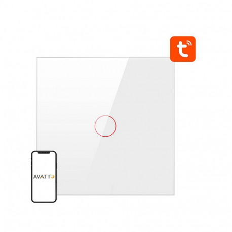 Smart Light Switch - AVATTO ZTS02-EU-W1 White