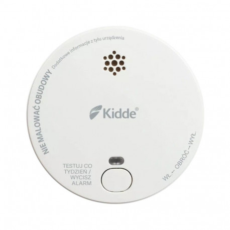 Smoke Detector - Kidde KID-2030-DSR Battery-Operated With Loud Alarm Signal Black