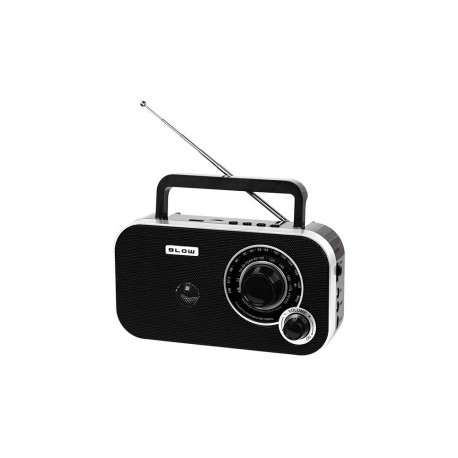 Audio Equipment - Blow 77-543 Portable Radio With AM/FM, Bluetooth, USB/SD Playback, Silver
