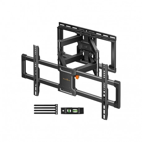 TV Wall Mount - Perlegear PGLF8B-N1 42–90" Full-Motion Black