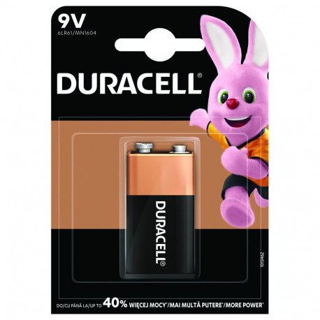 Battery - Duracell 6LR61 MN1604 9V Alkaline