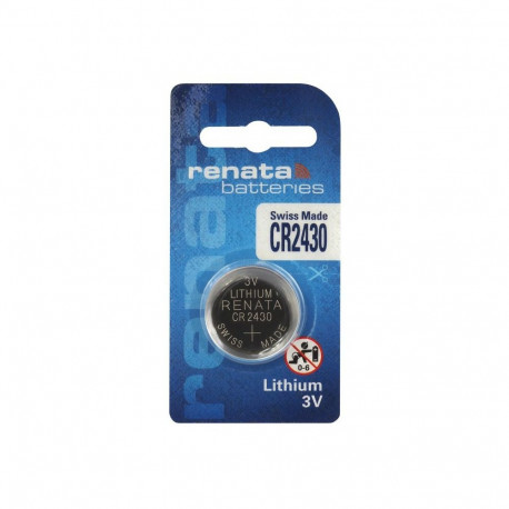 Battery - Renata CR2430 3V 285mAh Lithium Button Cell