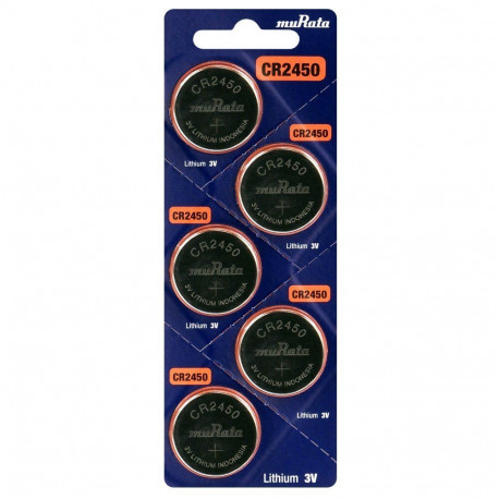 Battery - Murata CR2450 3V 610mAh Coin Cell
