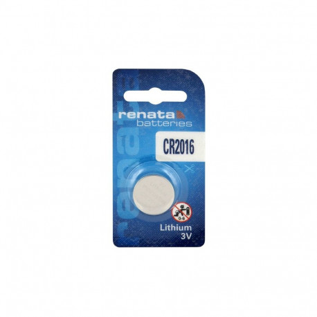 Battery - Renata CR2016 3V Lithium Button Cell 104mAh