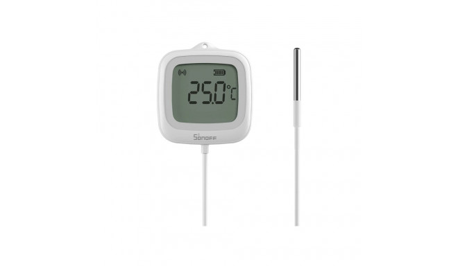 Temperature Sensor - Sonoff SNZB-02LD Zigbee 3.0 With Probe White