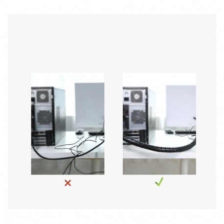 Cable Organiser - UGREEN 5 m 25 mm Black