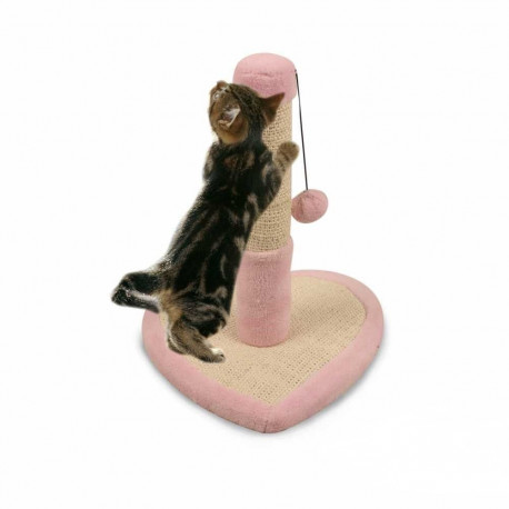 Bubu Pets Heart roosa kraapimispuu 38cm
