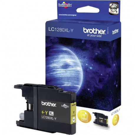 Brother LC1280XLY -mustekasetti, keltainen