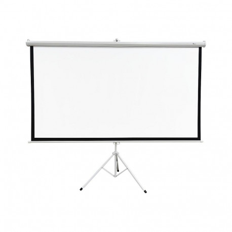 Projektsiooniekraan PSR-100 100inch 16:9 220x125cm PVC poolautomaatne rullmehhanismiga, alusega, val