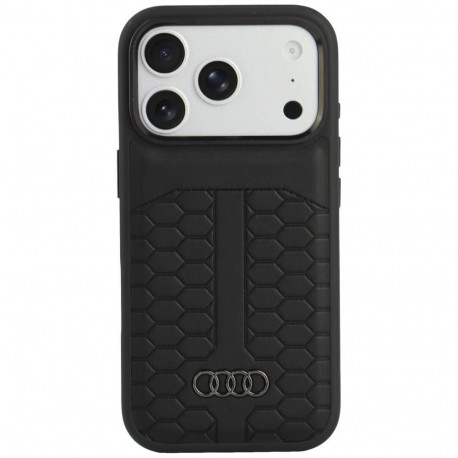 Audi Leather Case MagSafe for iPhone 18 Pro / 17 Pro - Black