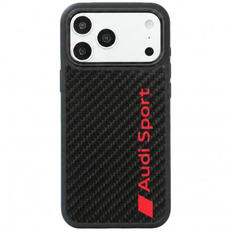 Audi R8 Carbon Fiber MagSafe Case for iPhone 18 Pro Max / 17 Pro Max - Black
