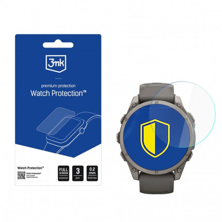Kaitsekile FlexibleGlass, Garmin Fenix 9 - 47mm, komplektis 3tk, 3mk