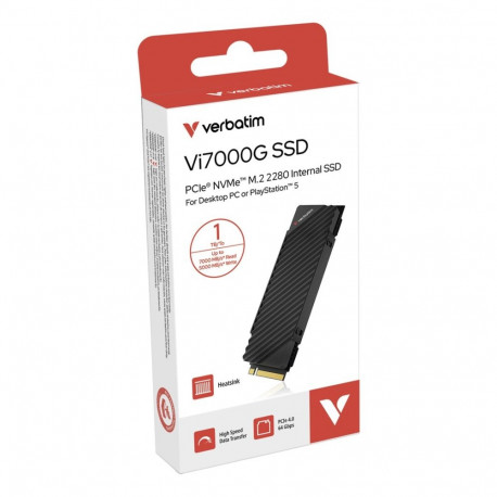 Verbatim SSD Vi7000G PCIe NVMe M.2 1TB, ülim mängulahendus