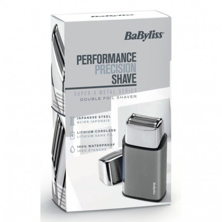 Electric Shaver - BaByliss Super-X Foil Shaver Trimmer Silver
