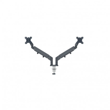Monitori lauakinnitus Leitz Ergo Space-Saving Dual Monitor Arm, tumehall, C-clamp, VESA75x100 kuni 3