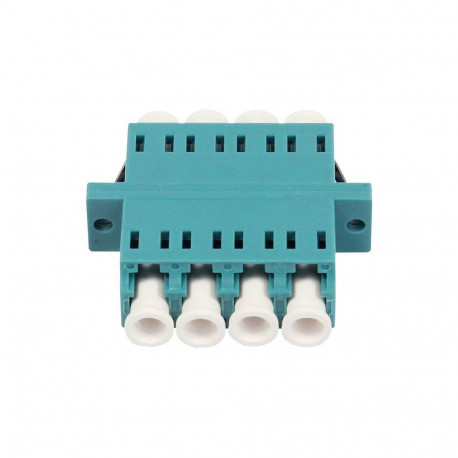 "50/125u Multimode OM3, aqua, Quad, PVC, mit Flansch, Synergy 21,"