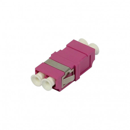 "50/125u Multimode OM4, erika-violett, duplex, PC, ohne Flansch, Synergy 21,"