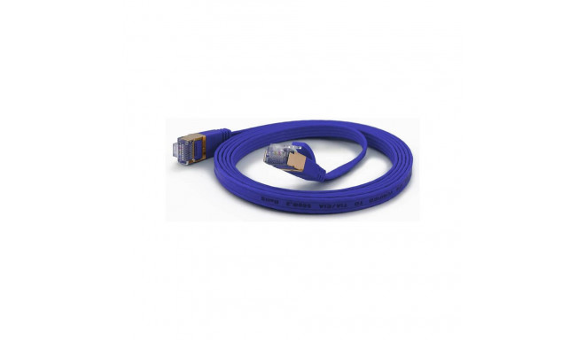 "Patchkabel CAT6A extraflach FTP blau 1,0m"