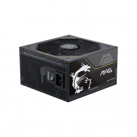 MSI toiteplokk MAG A1000PLS PCIE5 EU 1000W täismodulaarne Platinum ENFR reljeefse kaabli, värvikarbi