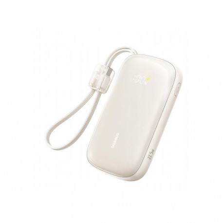 Baseus akupank EnerFill FC21 20000mAh 22,5W USB-A USB-C eemaldatava Lightning-kaabliga, hõbedane