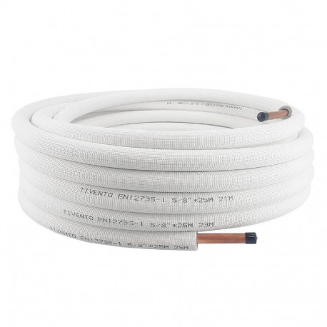 Rura Miedziana w otulinie 1/2 krąg 25 m Tivento Flex