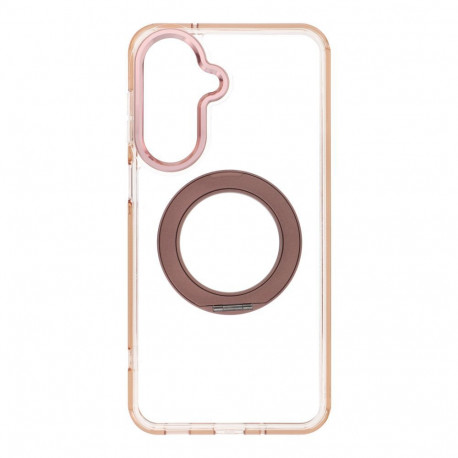 Case for Samsung A27 Frame Circle Stand compatible with MagSafe gold