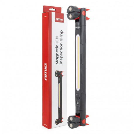 AMIO LED-inspektsioonilamp AMIO-05024 magneti ja klambriga 4000mAh