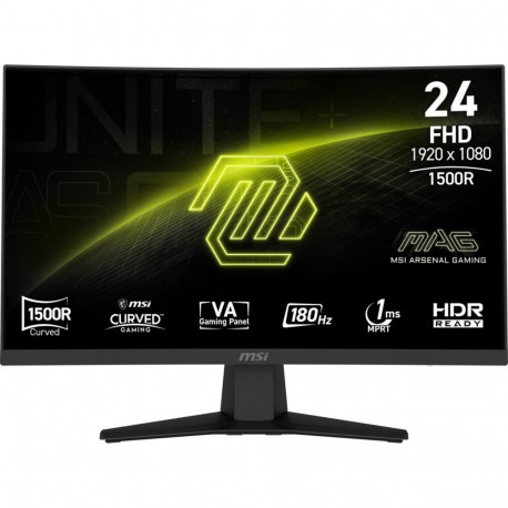 MSI arvutimonitor MAG 244C 59.9cm (23.6") 1920 x 1080 pikslit Full HD LCD, must
