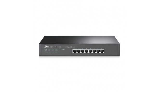 TP-Link võrgulüliti TL-SG1008 haldamata Gigabit Ethernet (10/100/1000), must