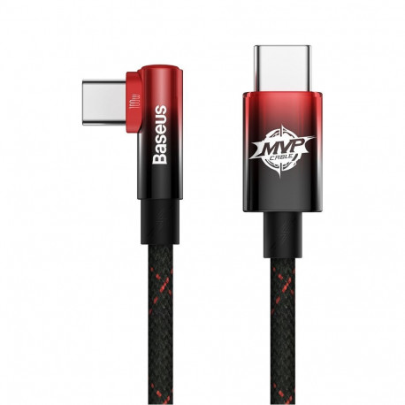 Baseus Baseus MVP Elbow angled cable Power Delivery cable with side plug USB Type C / USB Type C 1 m