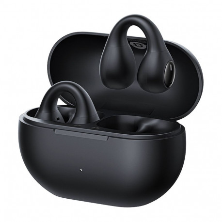 Baseus Baseus Bass 15 Clip OWS Wireless Headphones with Baseus Simple USB-C 3A 30cm Cable - Black - 