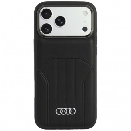 Audi Audi Synthetic Leather Case MagSafe for iPhone 18 Pro Max / 17 Pro Max - Black