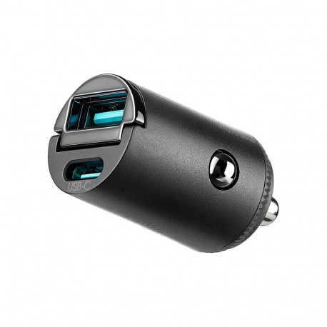 Joyroom Joyroom JR-CCN18 65W USB-A USB-C Car Charger - Black