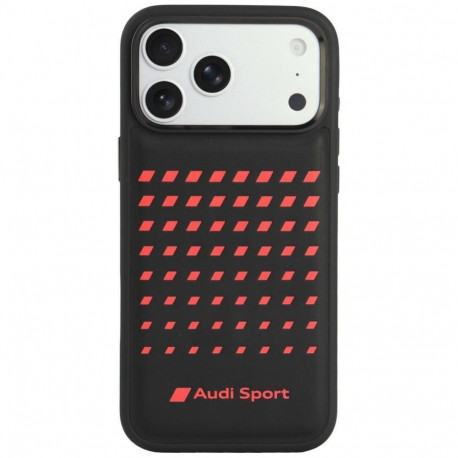 Audi Audi Sport Synthetic Leather MagSafe Case for iPhone 18 Pro Max / 17 Pro Max - Black
