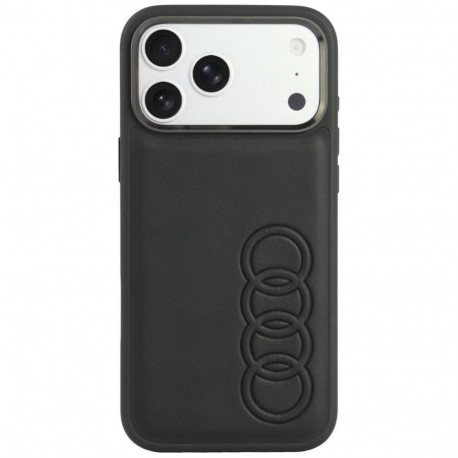 Audi Audi TT Synthetic Leather MagSafe Case for iPhone 18 Pro Max / 17 Pro Max - Black
