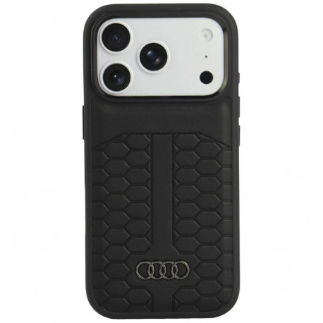 Audi Audi Leather Case MagSafe for iPhone 18 Pro / 17 Pro - Black