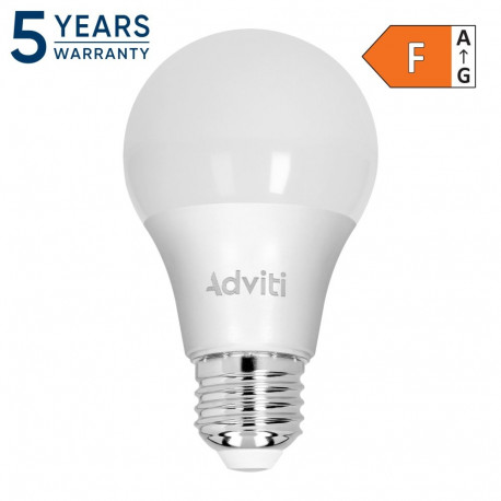 LED-lamp E27 A60 9W 806lm 6500K hämardatav (10 tk)