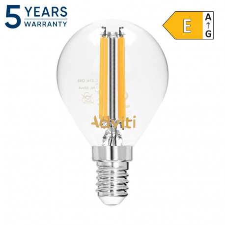 led-filamentpirn C E14 G45 6W 750lm 3000K (10 tk.)