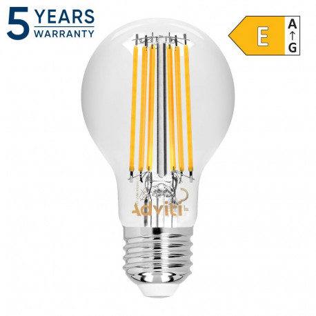 Żarówka LED FILAMENT C E27 A60 10 W 1200 lm 4000 K (10 tk.)