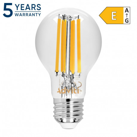 Żarówka LED FILAMENT C E27 A60 12 W 1550 lm 3000 K (10 tk.)