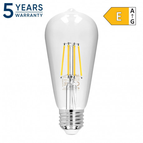 Żarówka LED FILAMENT C E27 ST64 6 W 750 lm 3000 K (5 tk.)
