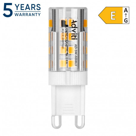 Żarówka LED G9 PC 3 W 330 lm 3000 K (10 tk.)