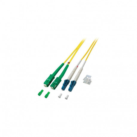 "EFB Duplex Patchkabel LC-SC/APC OS2 G652D 20m LSZH 2mm gelb"